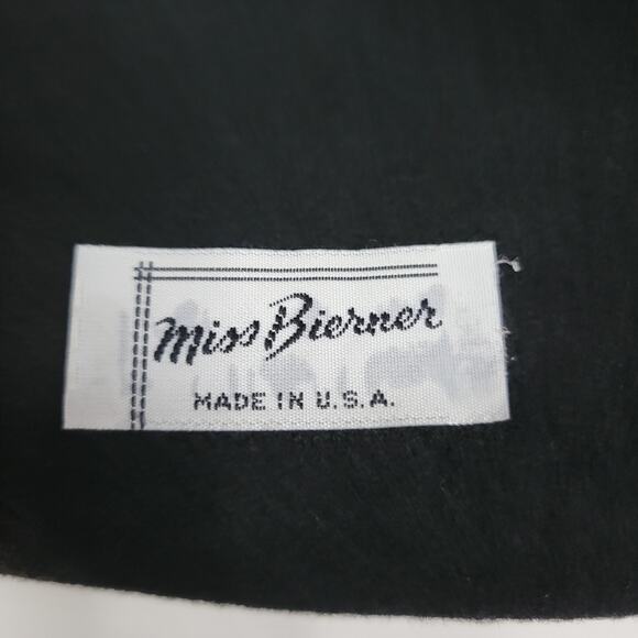 Michael Howard 100% Wool Bowler Hat Black Rolled Rim Great Condition Women USA - Picture 3 of 8